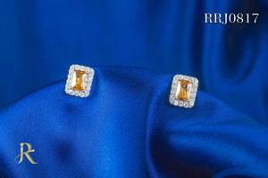 RRJ0817 Pure 925 Sterling Silver Stud - RishiRich Jewels