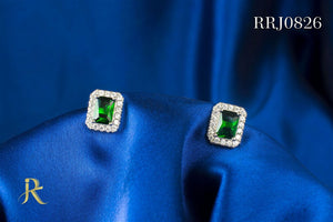 RRJ0826 Pure 925 Sterling Silver Stud - RishiRich Jewels