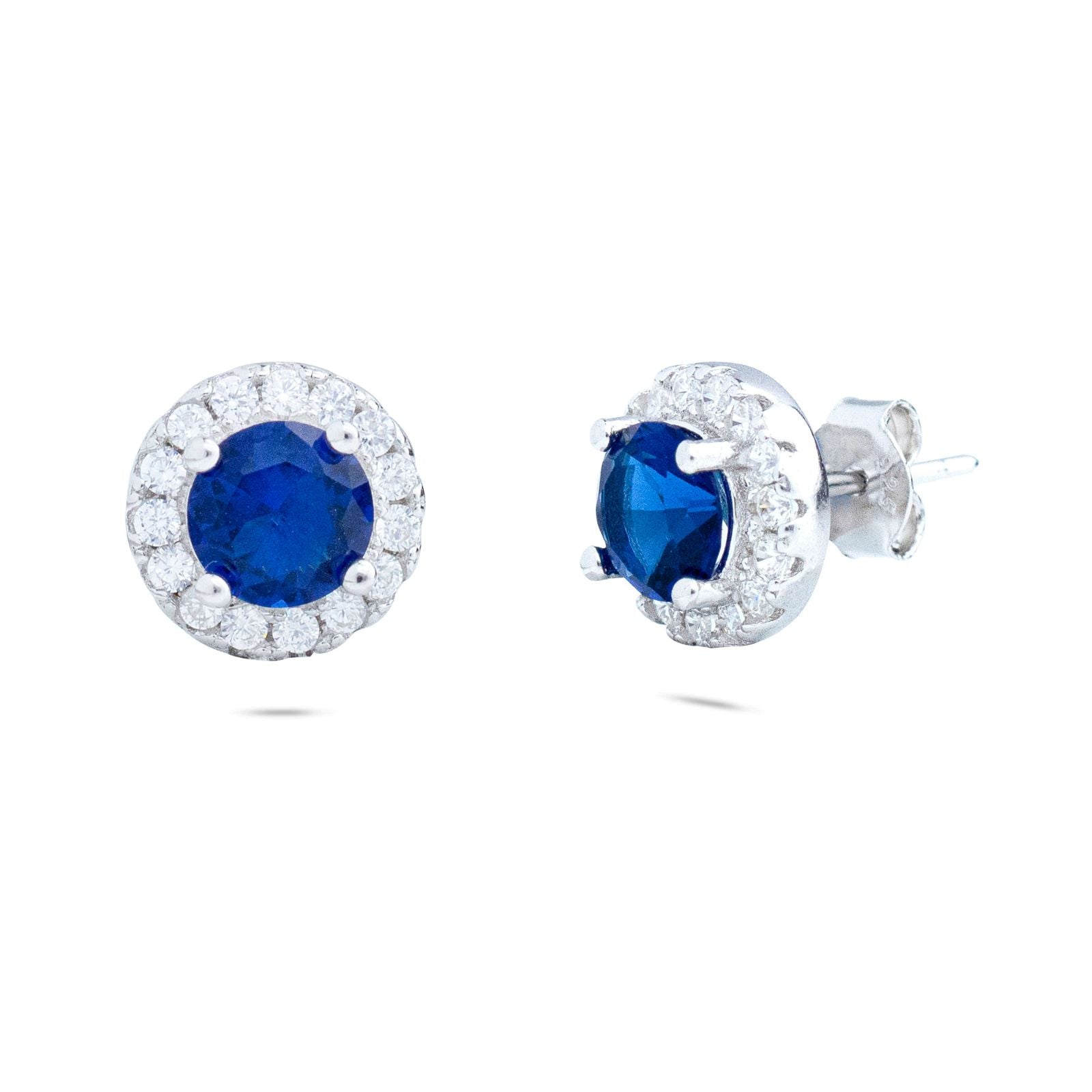 RRJ0833 Pure 925 Sterling Silver Stud - RishiRich Jewels