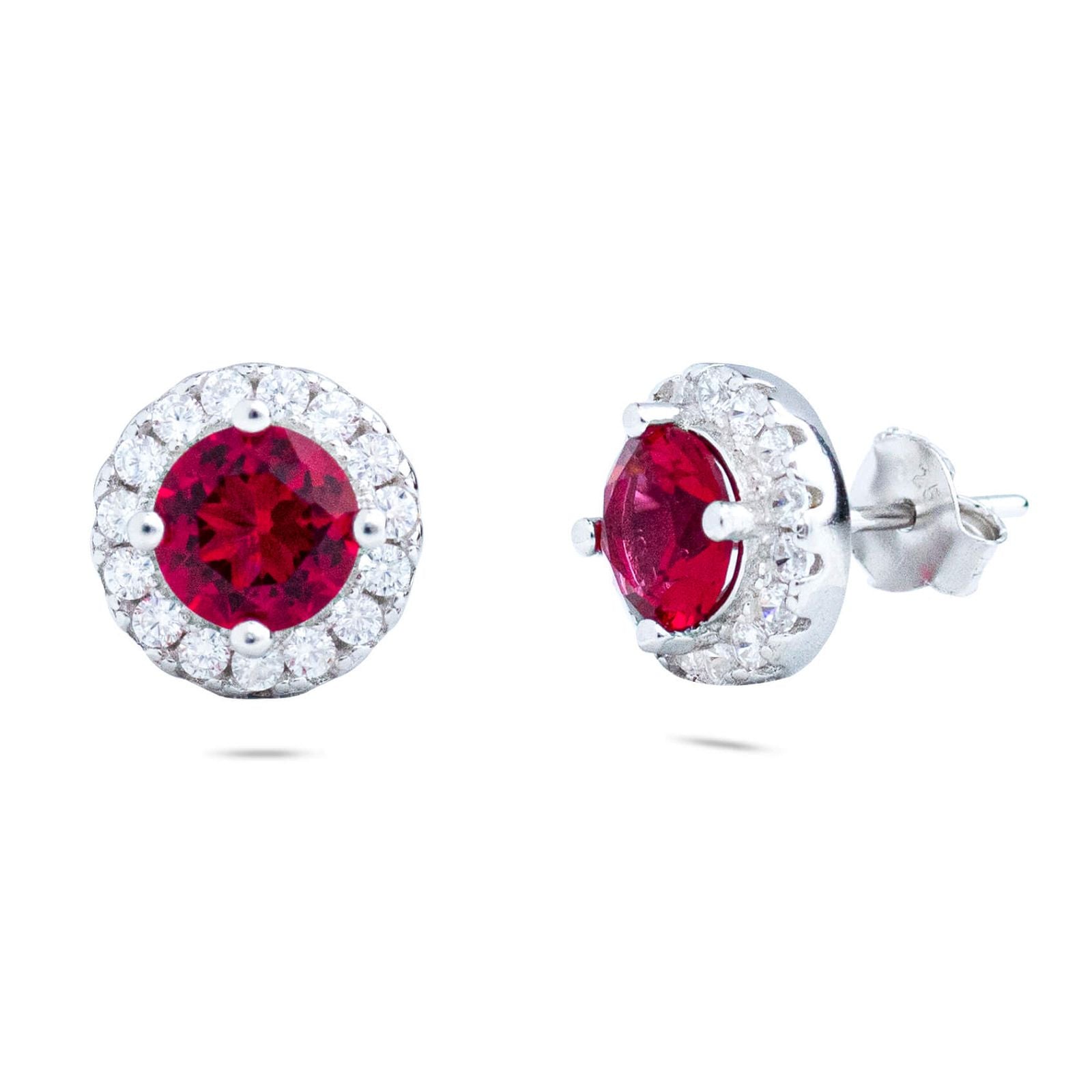 RRJ0834 Pure 925 Sterling Silver Stud - RishiRich Jewels