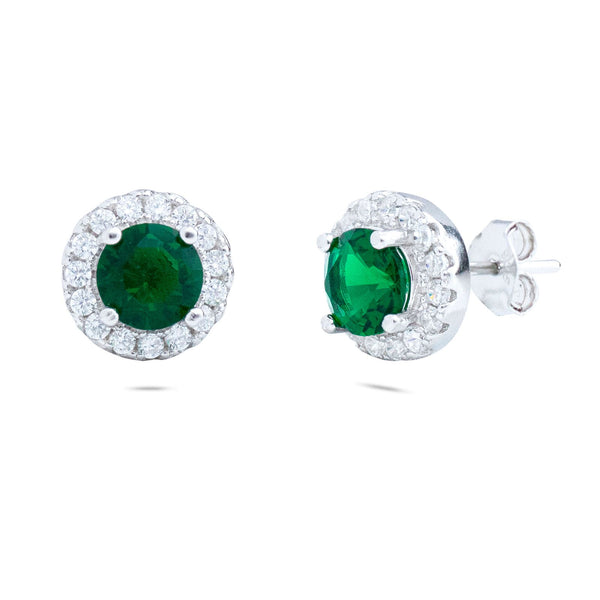 RRJ0836 Pure 925 Sterling Silver Stud - RishiRich Jewels