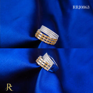RRJ0863 Pure 925 Sterling Silver Ring - RishiRich Jewels