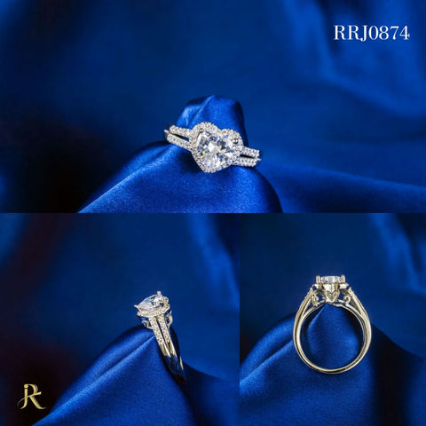 RRJ0874 Pure 925 Sterling Silver Ring - RishiRich Jewels