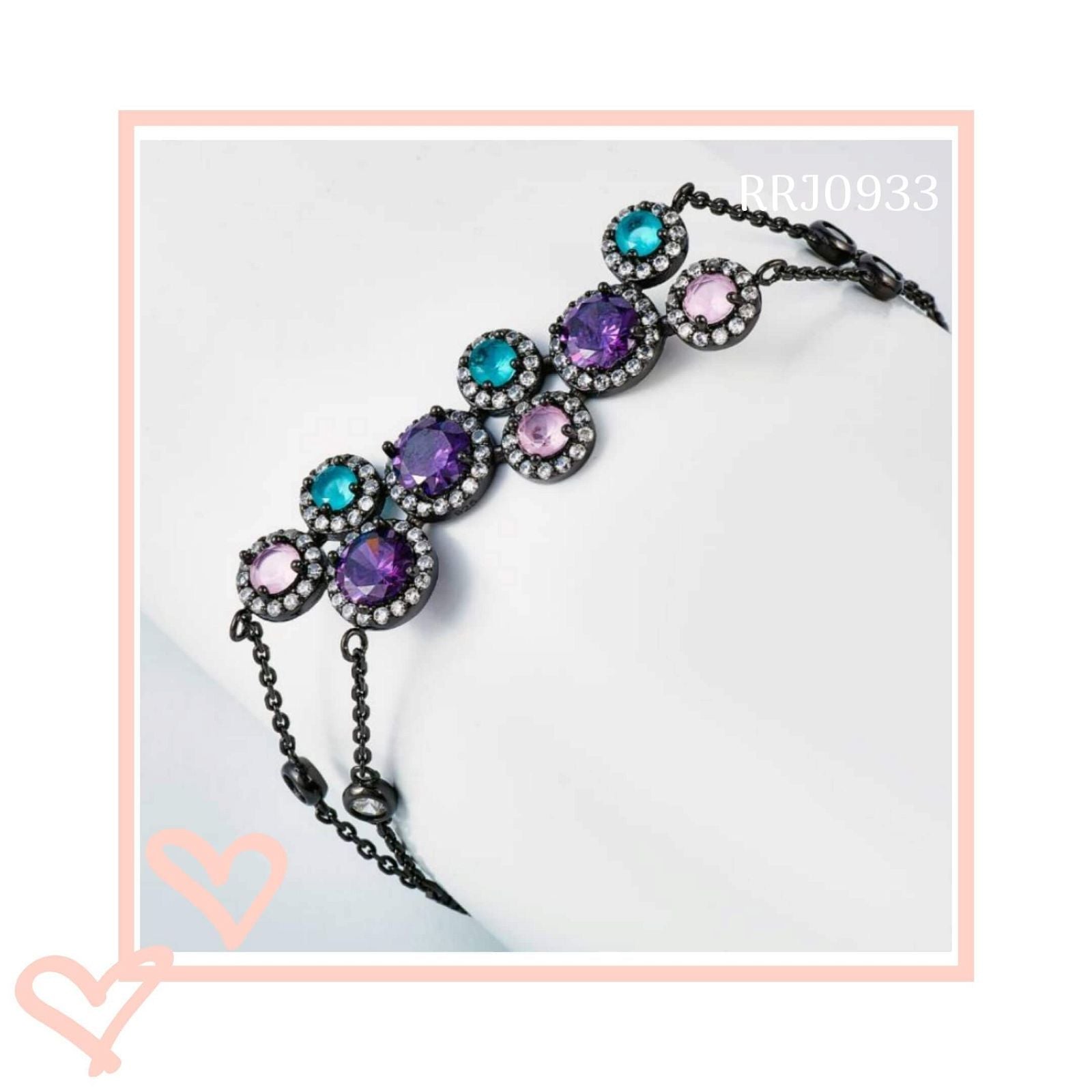 RRJ0933 Pure 925 Sterling Silver Bracelet - RishiRich Jewels
