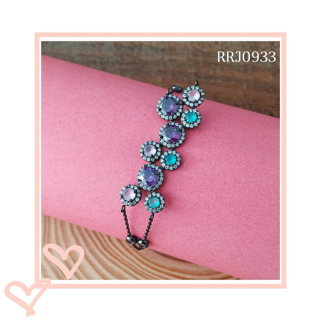 RRJ0933 Pure 925 Sterling Silver Bracelet - RishiRich Jewels