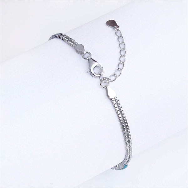 RRJ0971 Pure 925 Sterling Silver Bracelet - RishiRich Jewels