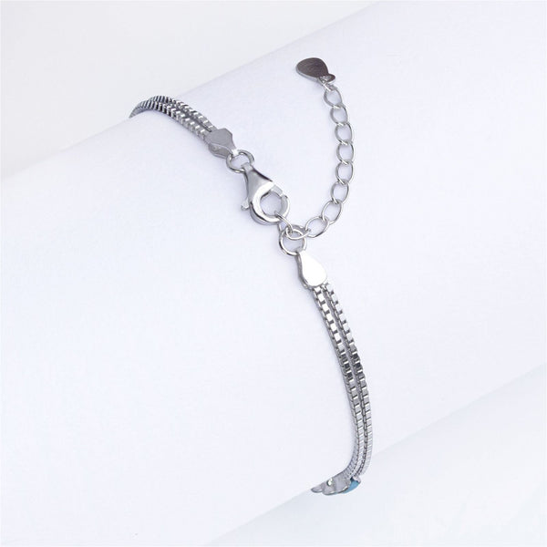 RRJ0972 Pure 925 Sterling Silver Bracelet - RishiRich Jewels