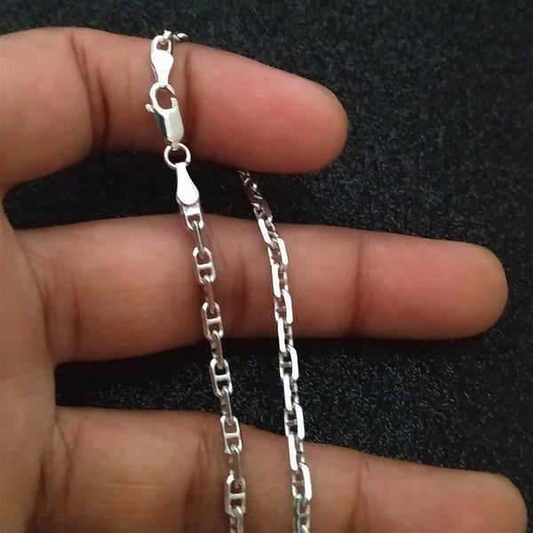 RRJ1023 Pure 925 Sterling Silver Unisex Chain - RishiRich Jewels
