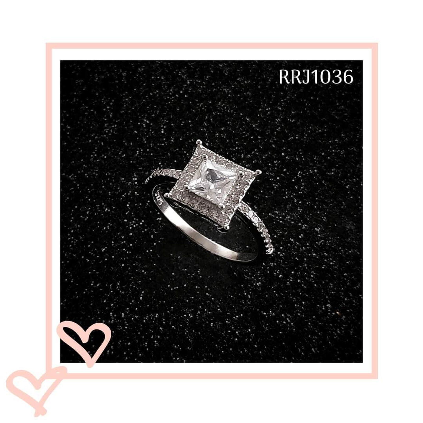 RRJ1036 Pure 925 Sterling Silver Ring - RishiRich Jewels