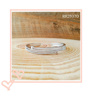 RRJ1070 Pure 925 Sterling Silver Bracelet - RishiRich Jewels