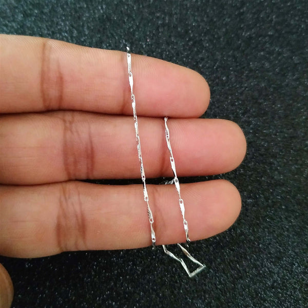 RRJ1089 Pure 925 Sterling Silver Chain - RishiRich Jewels