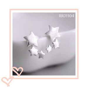 RRJ1104 925 Sterling Silver Earring - RishiRich Jewels