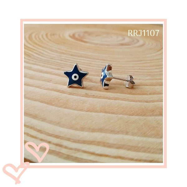 RRJ1107 Pure 925 Sterling Silver Stud - RishiRich Jewels