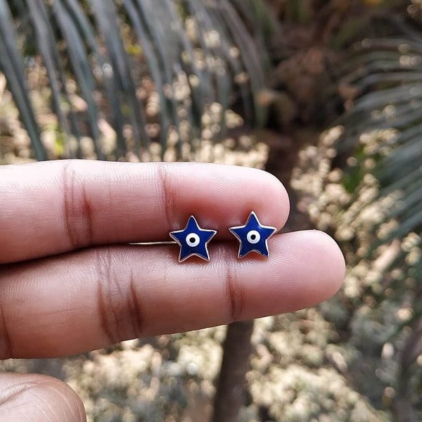 RRJ1107 Pure 925 Sterling Silver Stud - RishiRich Jewels