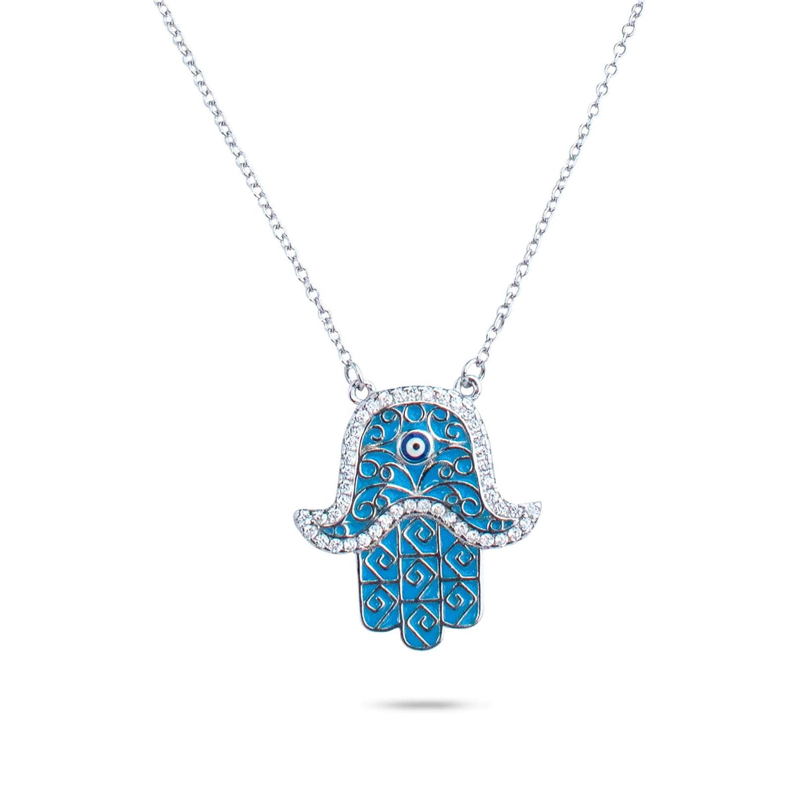 RRJ1113 Pure 925 Sterling Silver Necklace - RishiRich Jewels