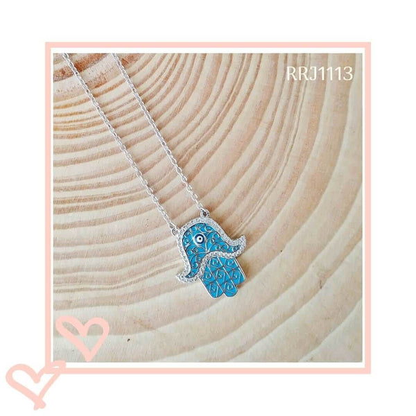 RRJ1113 Pure 925 Sterling Silver Necklace - RishiRich Jewels