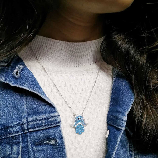 RRJ1113 Pure 925 Sterling Silver Necklace - RishiRich Jewels