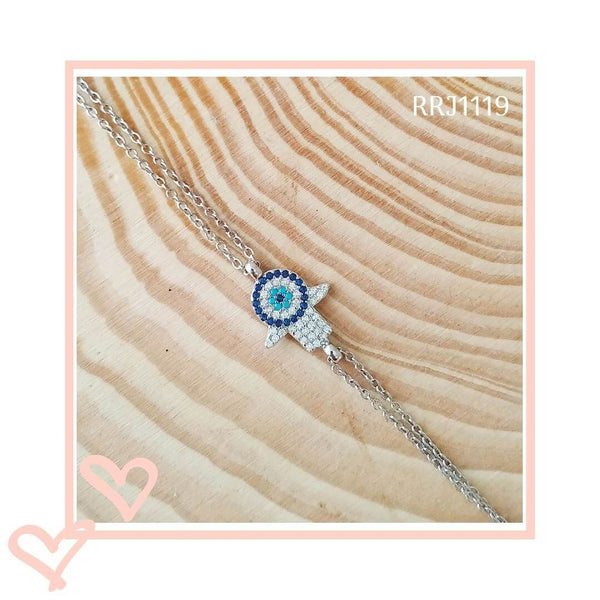 RRJ1119 Pure 925 Sterling Silver Bracelet - RishiRich Jewels