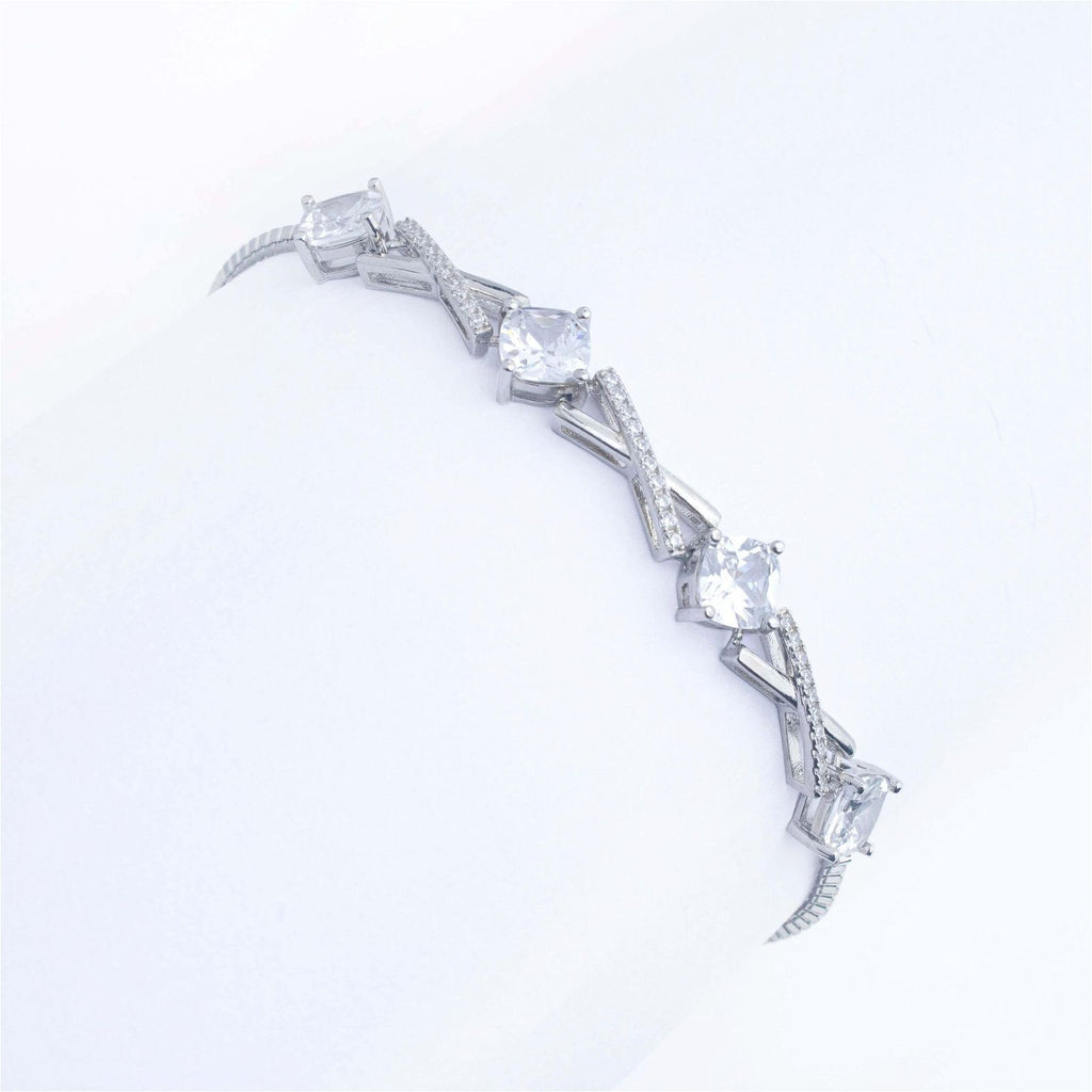 RRJ1131 Pure 925 Sterling Silver Bracelet - RishiRich Jewels