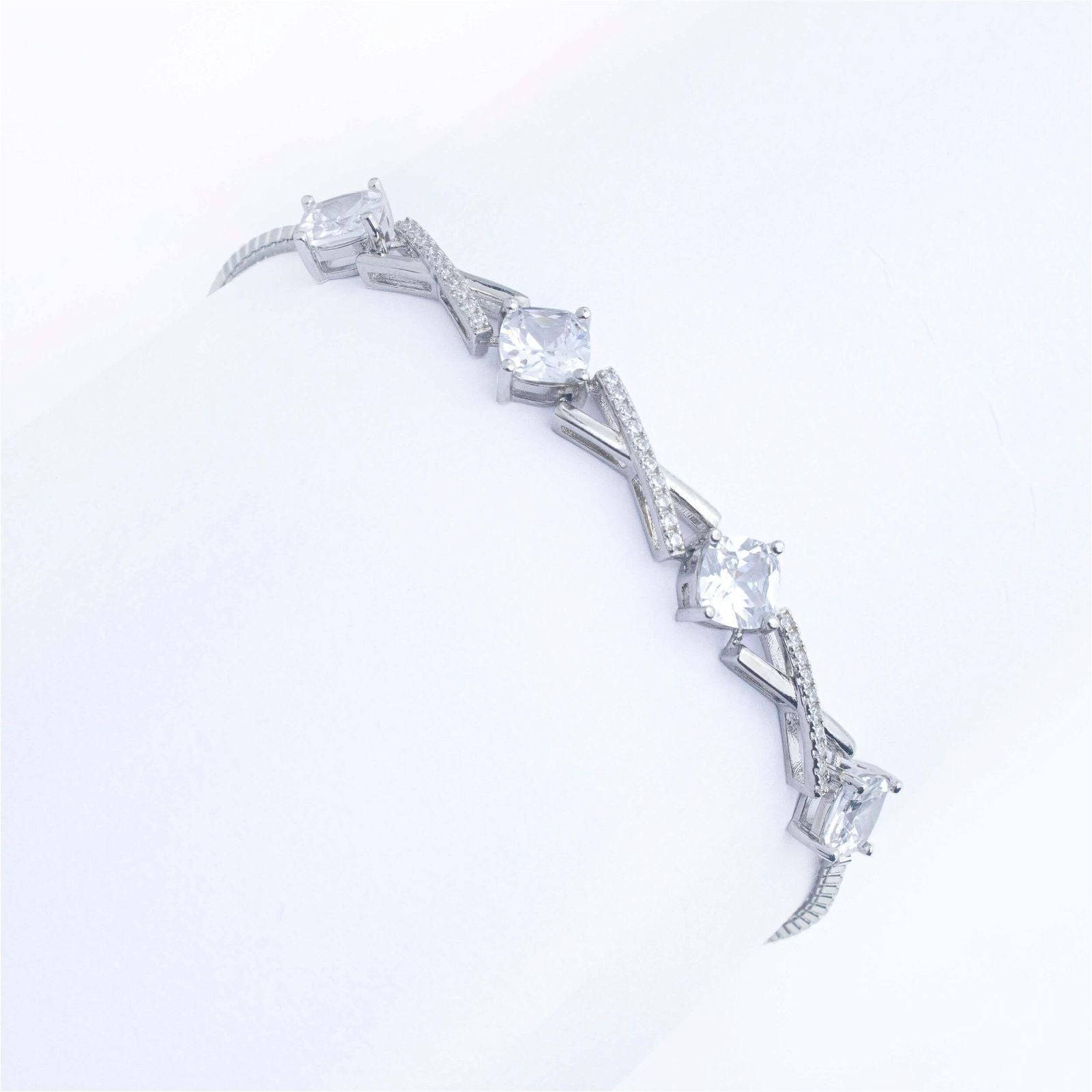 RRJ1131 Pure 925 Sterling Silver Bracelet - RishiRich Jewels