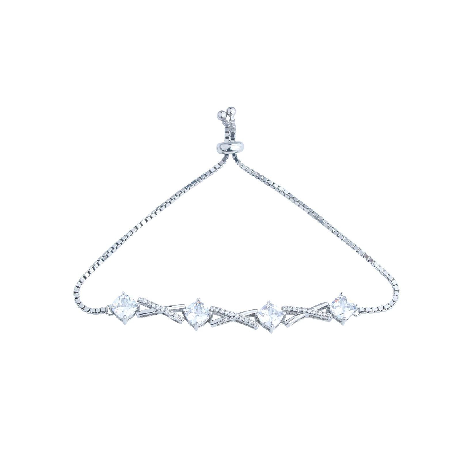 RRJ1131 Pure 925 Sterling Silver Bracelet - RishiRich Jewels