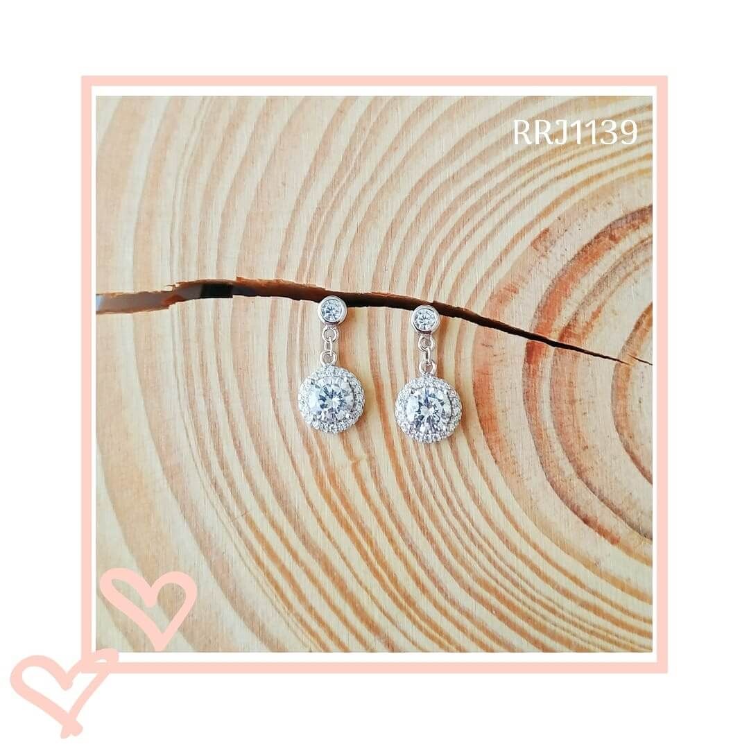 RRJ1139 Pure 925 Sterling Silver Earring - RishiRich Jewels