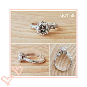 RRJ1159 Pure 925 Sterling Silver Ring - RishiRich Jewels