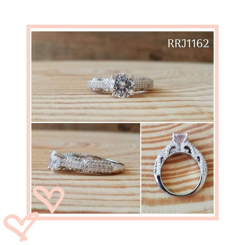 RRJ1162 Pure 925 Sterling Silver Ring - RishiRich Jewels