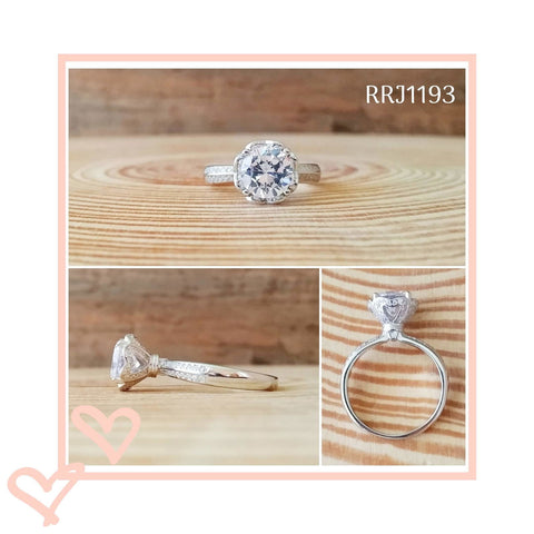RRJ1193 Pure 925 Sterling Silver Ring - RishiRich Jewels