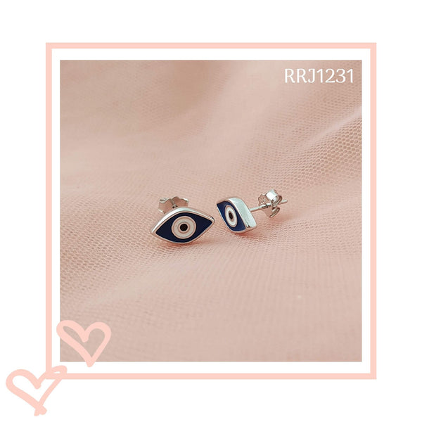 RRJ1231 Pure 925 Sterling Silver Stud - RishiRich Jewels