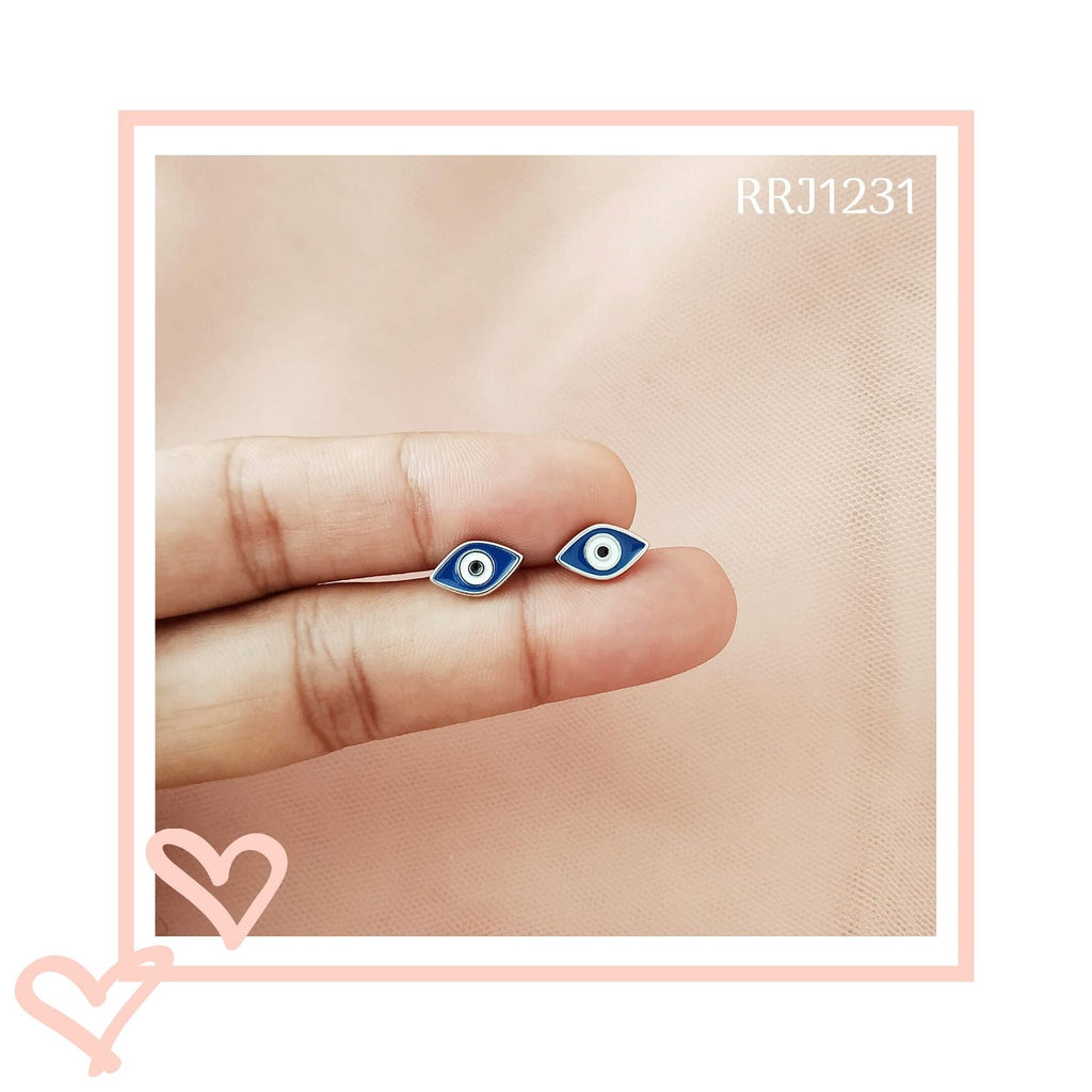RRJ1231 Pure 925 Sterling Silver Stud - RishiRich Jewels