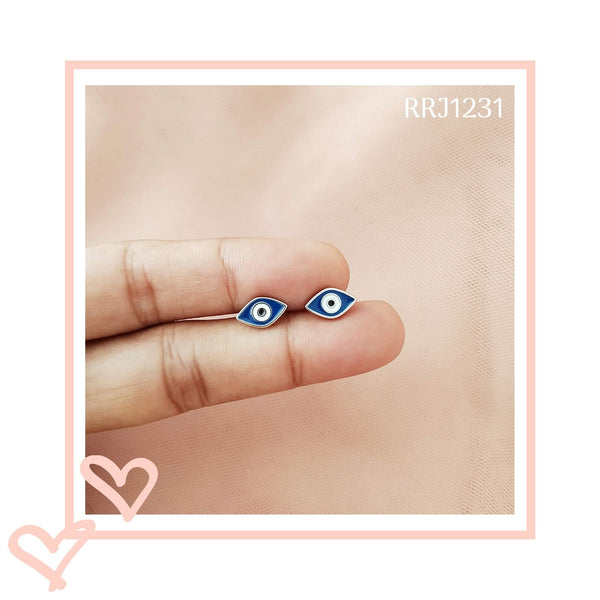 RRJ1231 Pure 925 Sterling Silver Stud - RishiRich Jewels