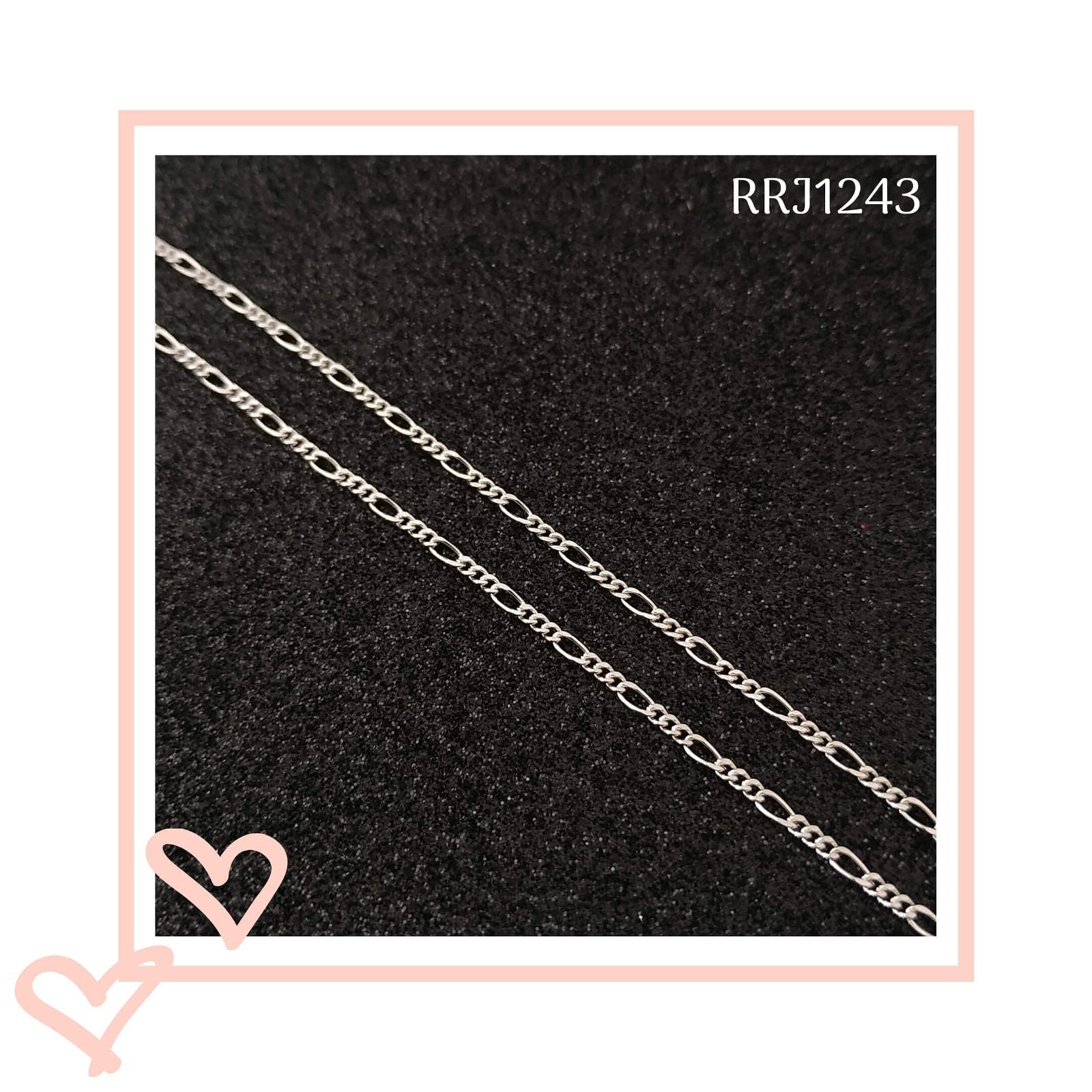 RRJ1243 Pure 925 Sterling Silver Unisex Chain - RishiRich Jewels