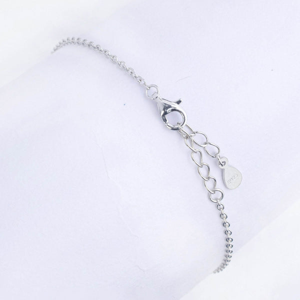 RRJ1246 Pure 925 Sterling Silver Evil Eye Bracelet - RishiRich Jewels