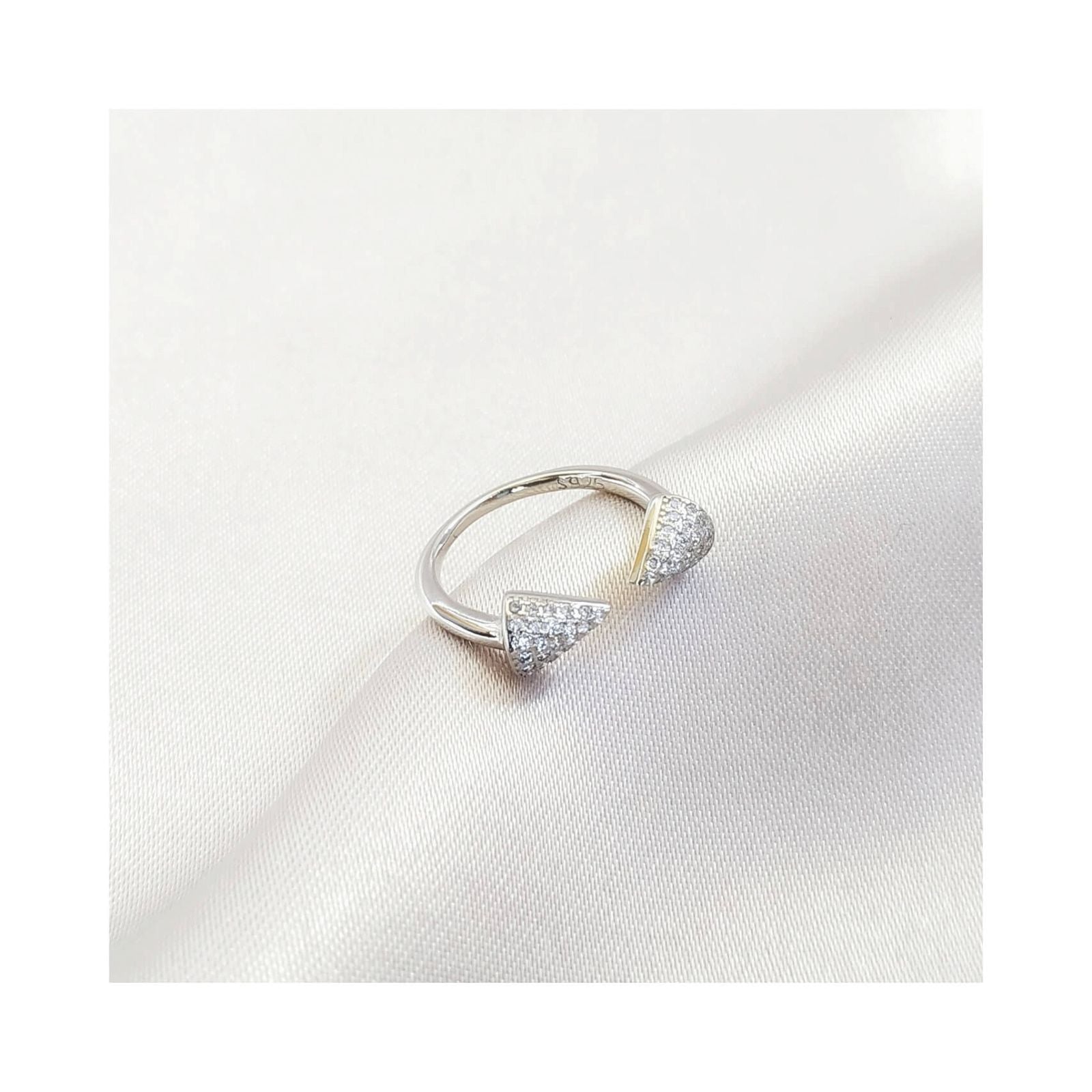 RRJ1324 Pure 925 Sterling Silver Adjustable Ring - RishiRich Jewels