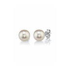 RRJ1327 Pure 925 Sterling Silver Freshwater Pearl Stud - RishiRich Jewels