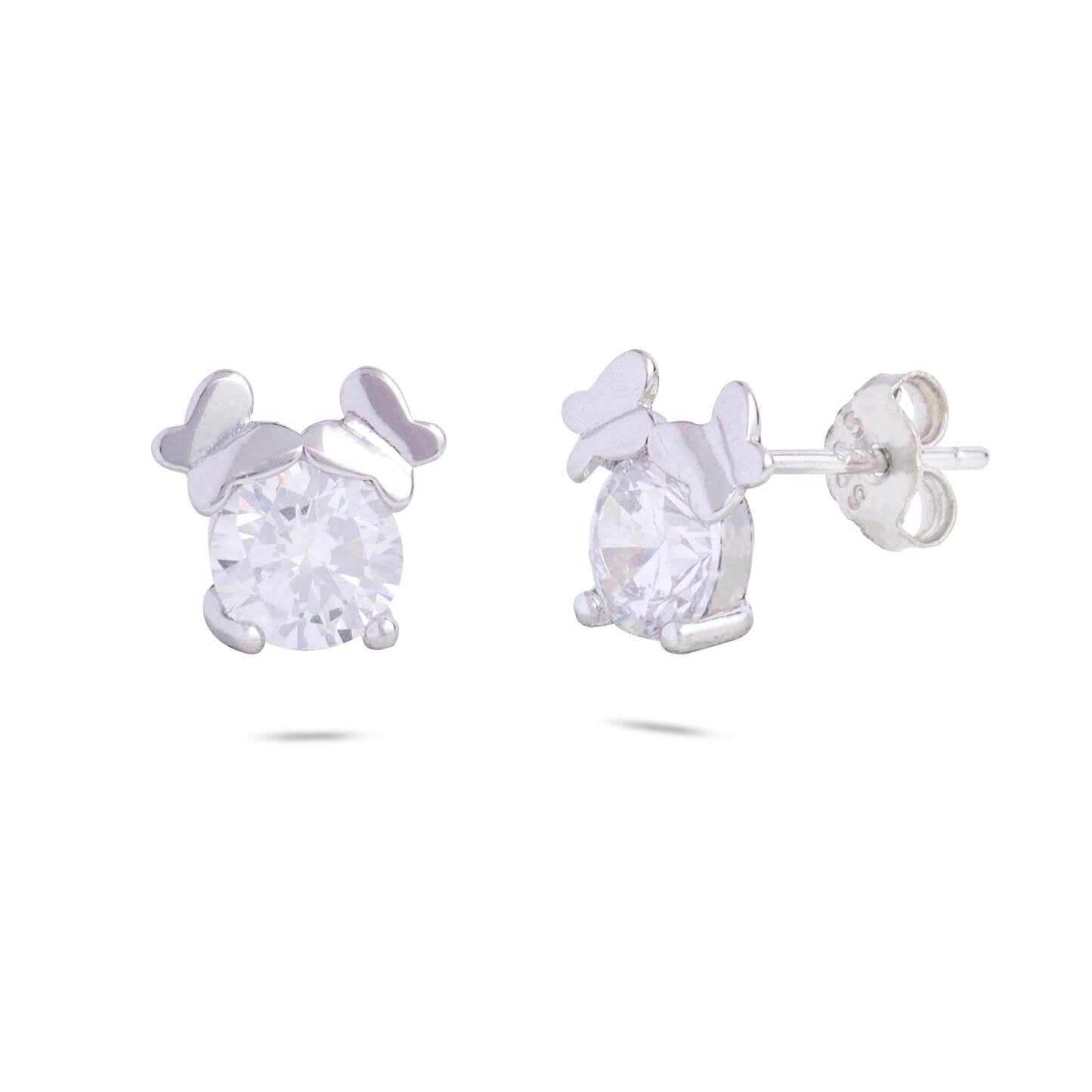 RRJ1433 925 Sterling Silver Stud - RishiRich Jewels