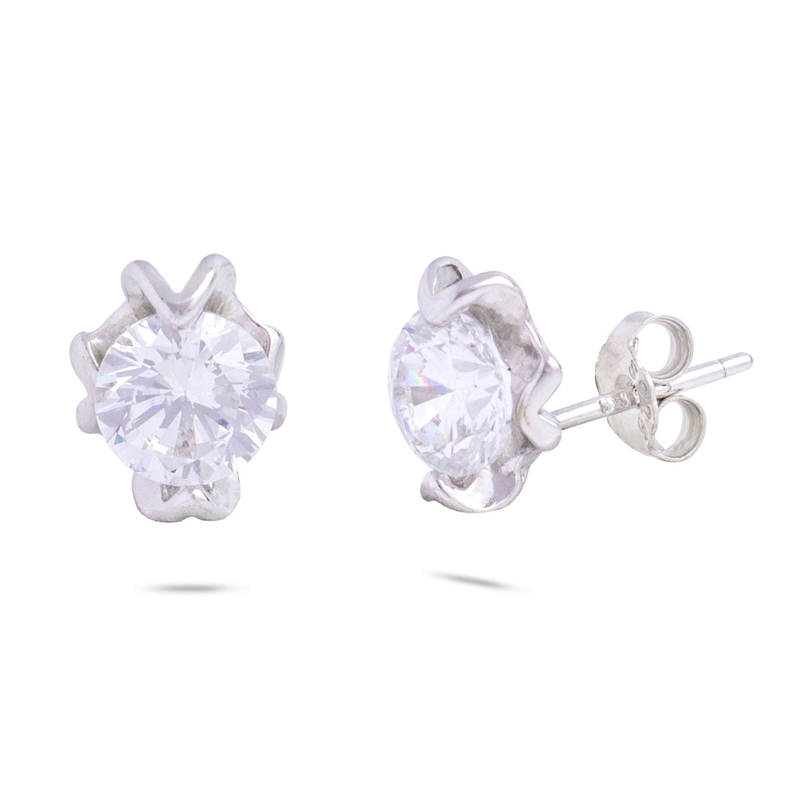 RRJ1435 925 Sterling Silver Stud - RishiRich Jewels