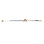 Rainbow Silver Baby Nazariya Bracelet - RishiRich Jewels