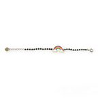 Rainbow Silver Baby Nazariya Bracelet - RishiRich Jewels