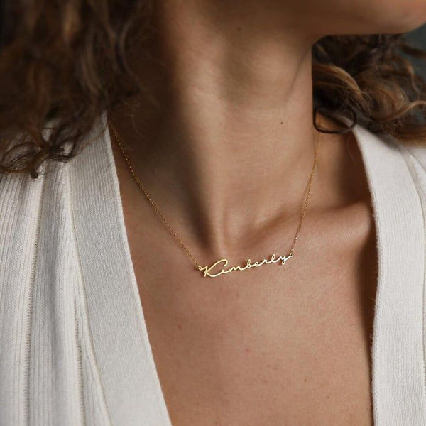 Signature Style Name Necklace - RishiRich Jewels