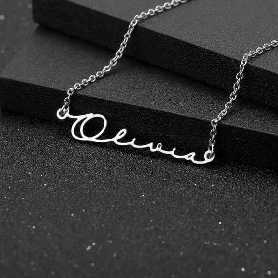 Signature Style Name Necklace - RishiRich Jewels