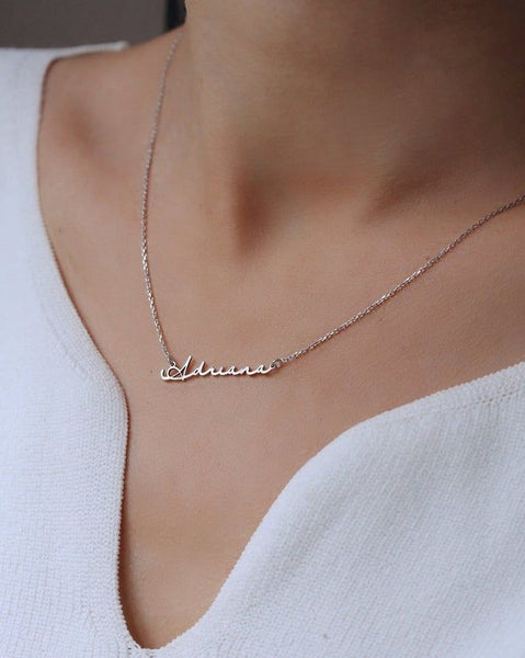 Signature Style Name Necklace - RishiRich Jewels