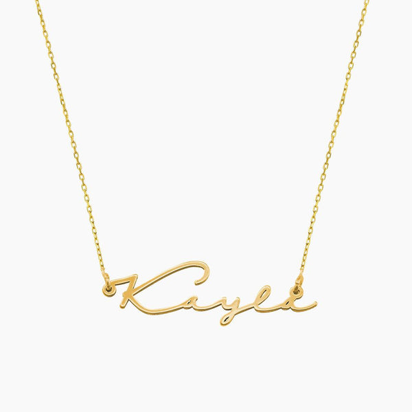 Signature Style Name Necklace - RishiRich Jewels