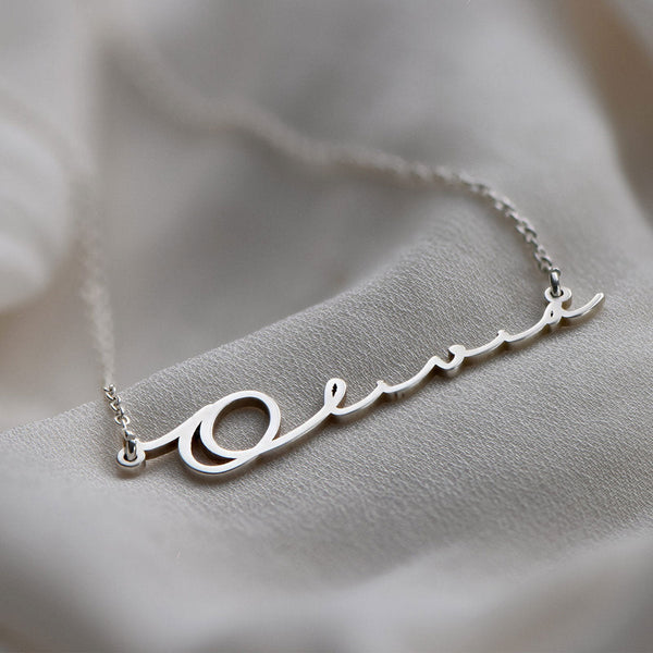 Signature Style Name Necklace - RishiRich Jewels