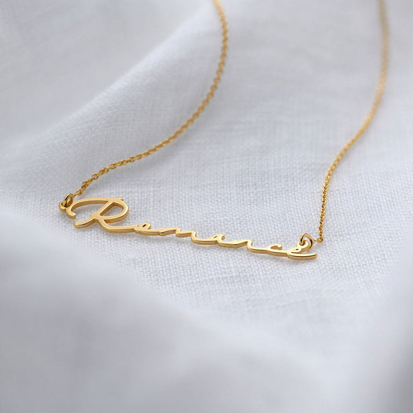 Signature Style Name Necklace - RishiRich Jewels