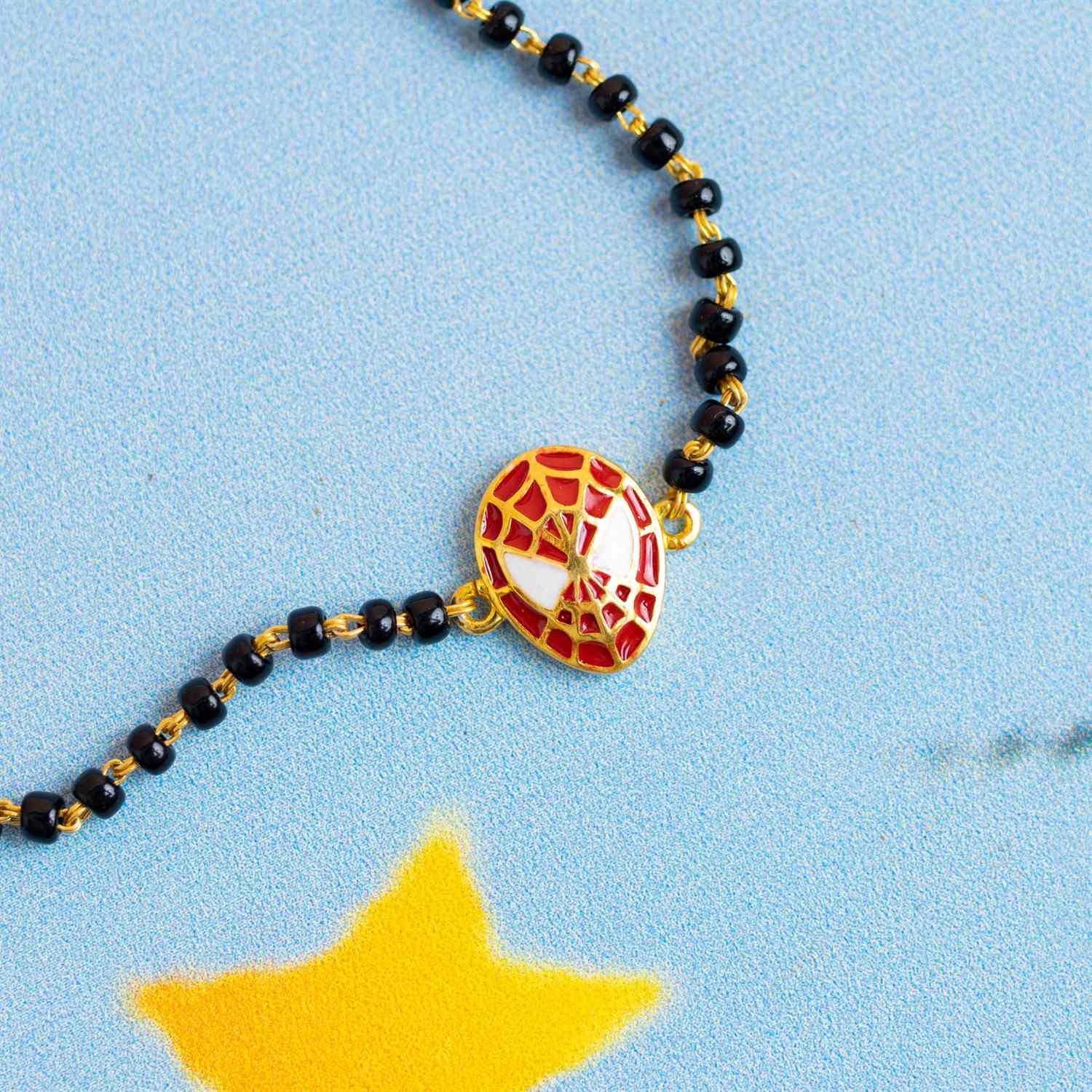 Spider Man Silver Baby Nazariya Bracelet - RishiRich Jewels