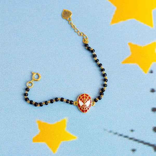 Spider Man Silver Baby Nazariya Bracelet - RishiRich Jewels