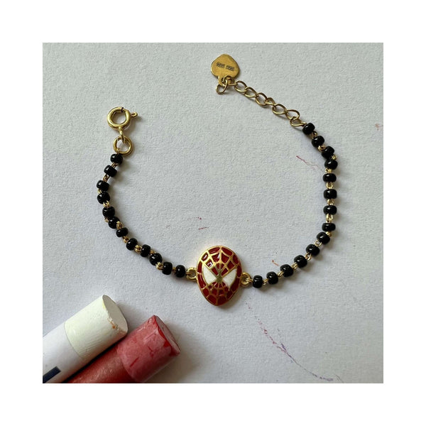 Spider Man Silver Baby Nazariya Bracelet - RishiRich Jewels