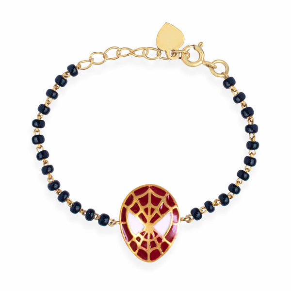 Spider Man Silver Baby Nazariya Bracelet - RishiRich Jewels